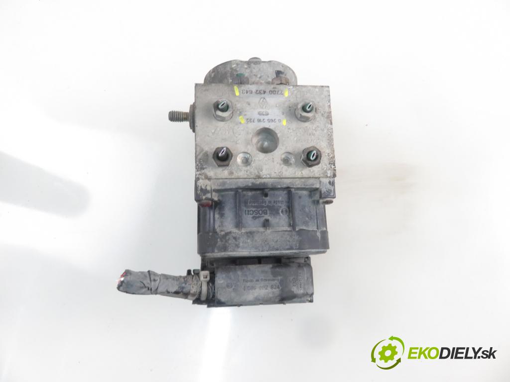 RENAULT SCENIC I (JA0/1_) MINIVAN 2000 72,00 1.9 dTi 98 - F9Q 736 1870,00 Pumpa ABS 0273004395 ; 7700432643 ; 0265216732 (Pumpa ABS)