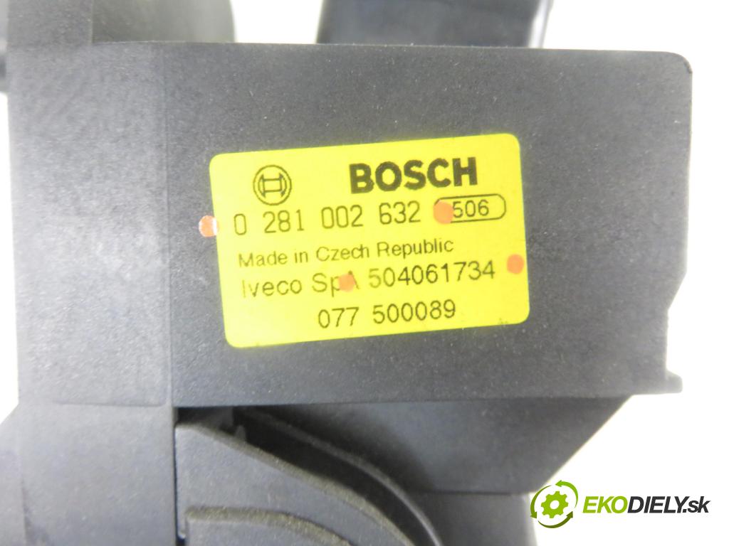 IVECO DAILY VI Furgon FURGON 2020 100,00 3.0 NaturalPower 136 - F1CFA401C 2998,00 Potenciometer plynu 0281002632 ; 504061734 (Pedále)