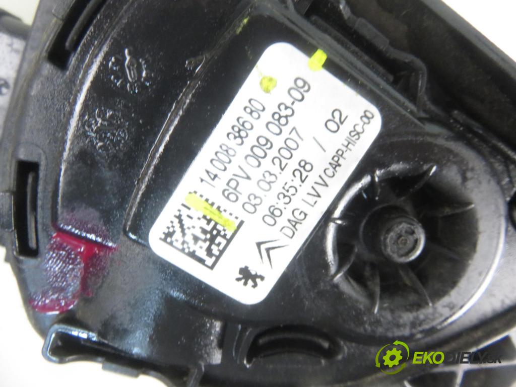 CITROEN JUMPY Skrzynia FURGON 2007 88,00 2.0 HDi 120 - RHK (DW10UTED4) 1997,00 Potenciometer plynu 1400838680 ; 6PV00908309 (Pedále)