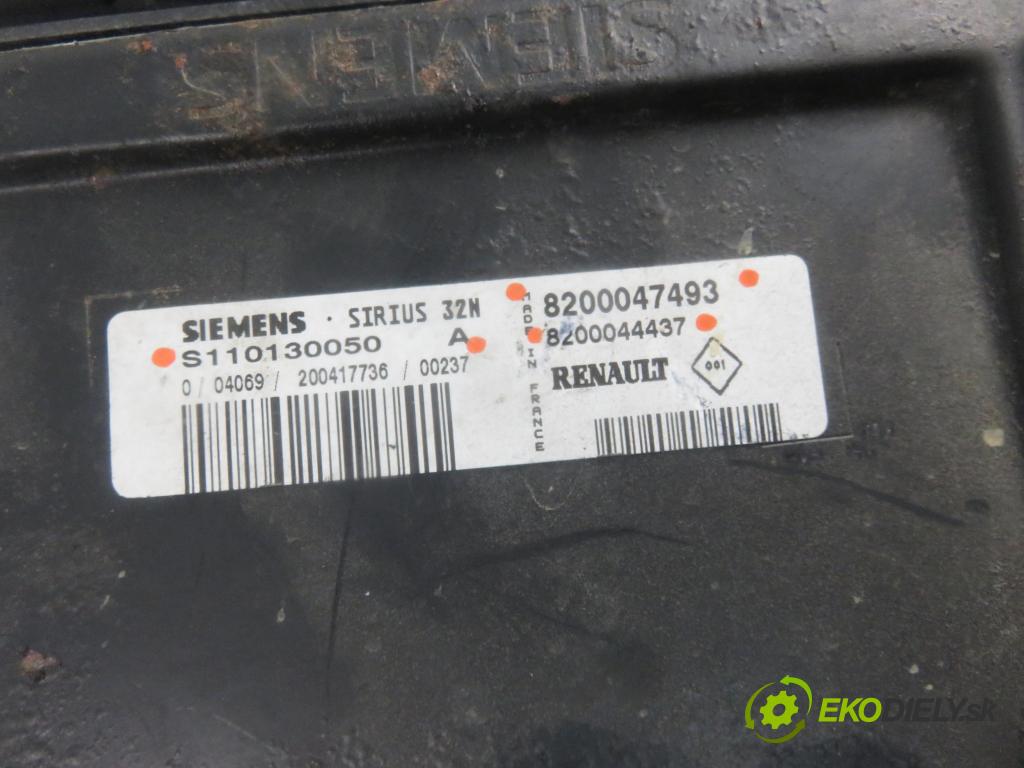 RENAULT MEGANE I (BA0/1_) HB 2002 79,00 1.6 16V 107 - K4M 700 1598,00 Riadiaca jednotka Motor S110130050A ; 8200047493 ; 8200044437