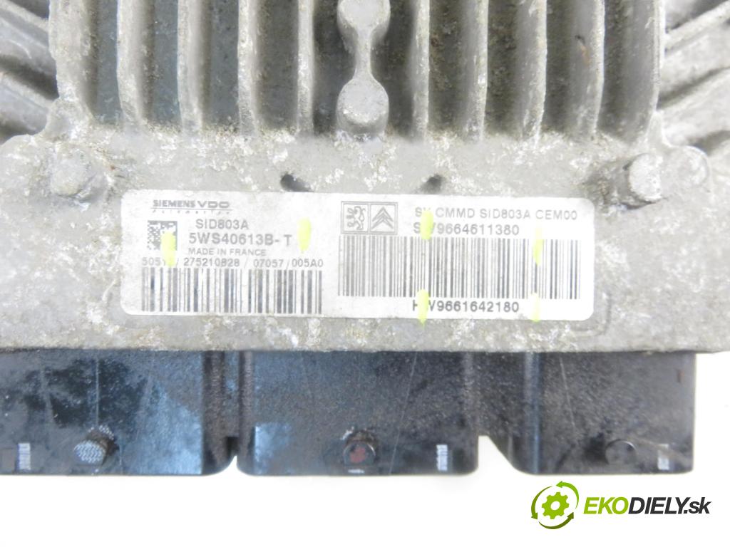 CITROEN JUMPY Skrzynia FURGON 2007 88,00 2.0 HDi 120 - RHK (DW10UTED4) 1997,00 Riadiaca jednotka Motor 5WS40613BT ; 9664611380 ; 9661642180