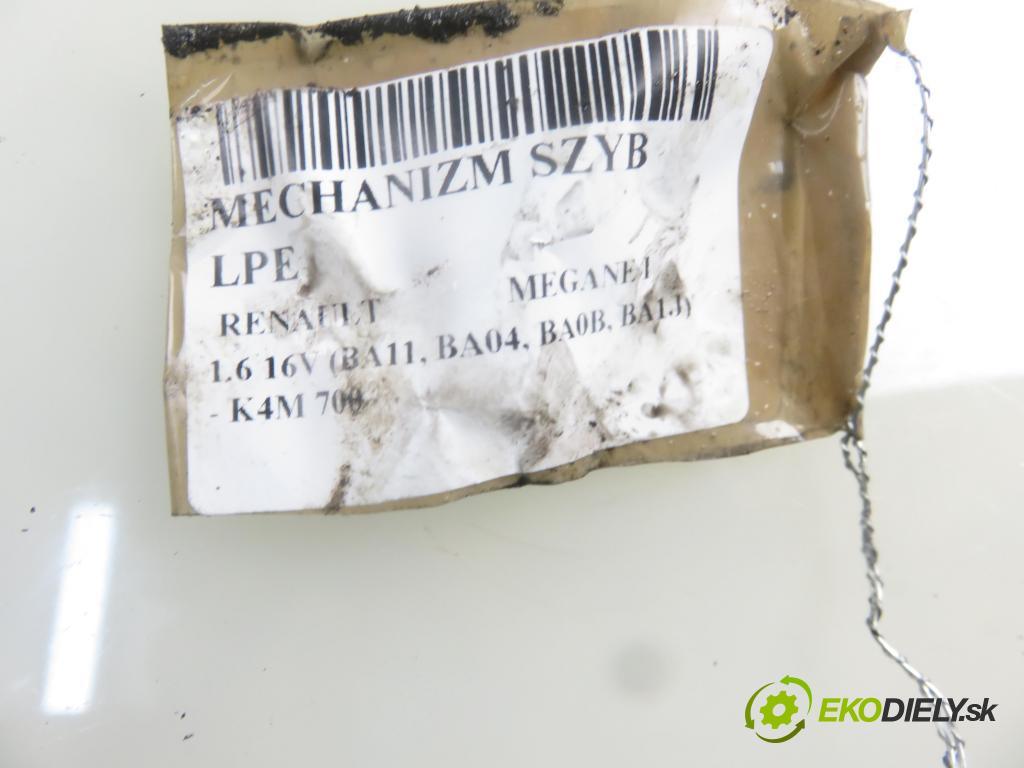 RENAULT MEGANE I (BA0/1_) HB 2002 79,00 1.6 16V 107 - K4M 700 1598,00 mechanismus oken 0130821720