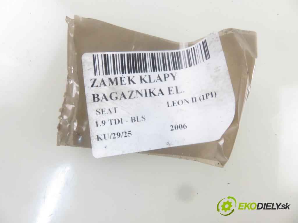 SEAT LEON (1P1) HB 2006 77,00 1.9 TDI - BLS 1896,00 zámok dveří kufr EL. 1P0827505A