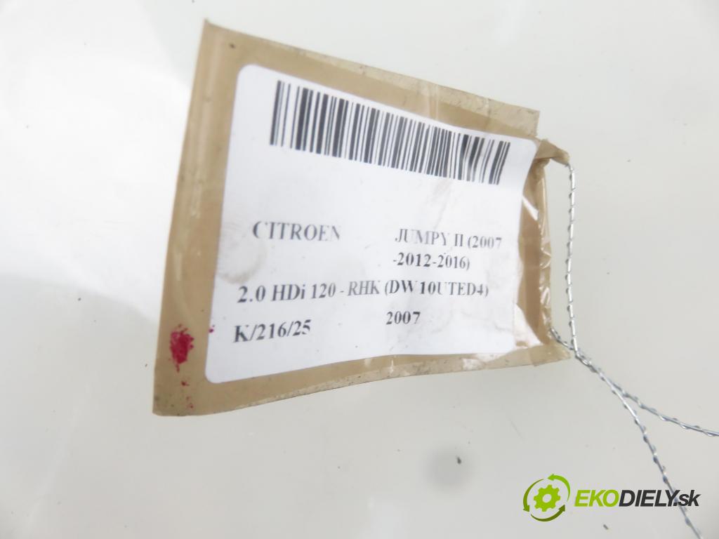 CITROEN JUMPY Skrzynia FURGON 2007 88,00 2.0 HDi 120 - RHK (DW10UTED4) 1997,00 Skrinka POJISTKY: na BATÉRIA 1400550780
