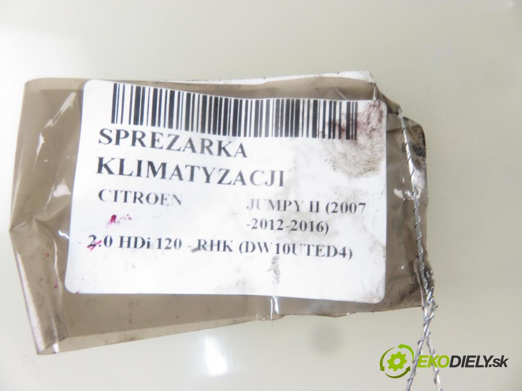 CITROEN JUMPY Skrzynia FURGON 2007 88,00 2.0 HDi 120 - RHK (DW10UTED4) 1997,00 KOMPRESOR: klimatizácie 9655229080 (Kompresory klimatizácie)