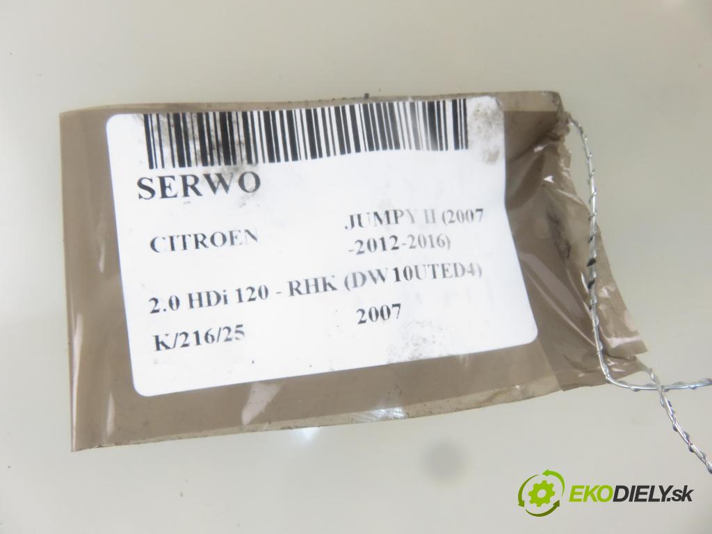 CITROEN JUMPY Skrzynia FURGON 2007 88,00 2.0 HDi 120 - RHK (DW10UTED4) 1997,00 Posilovač 1400520580 (Servočerpadlá, pumpy riadenia)