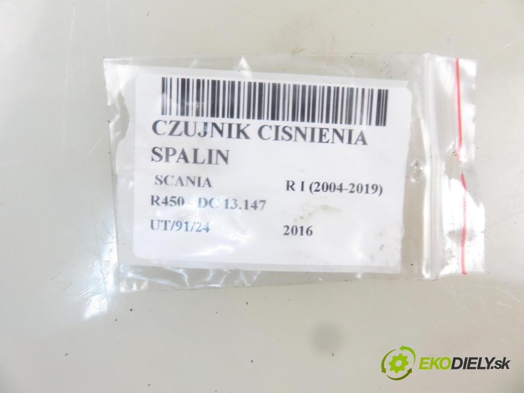 SCANIA R I CIĄGNIK SIODŁOWY 2016 331,00 R450 R6 - DC 13.147 euro6 12742,00 snímač TLAK: spalín 1911032