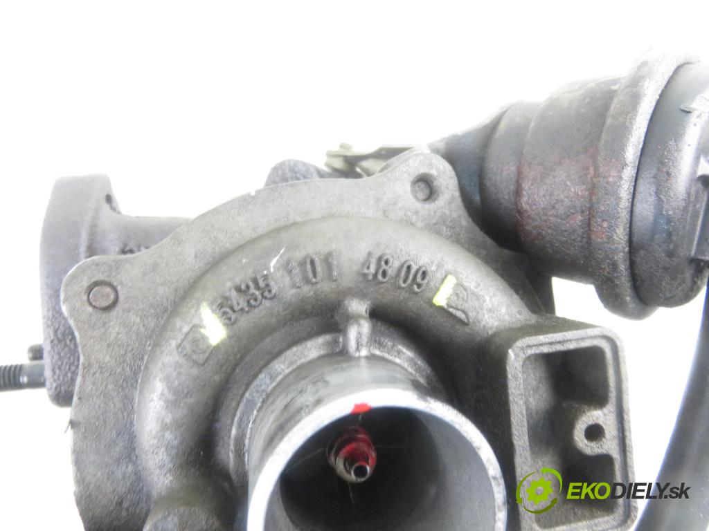 OPEL COMBO C CHLODNIA 2005 51,00 1.3 CDTI 16V - Z 13 DT 1248,00 RYCHLONABÍJEČKA: 54351014809 (Turbodúchadla (kompletní))