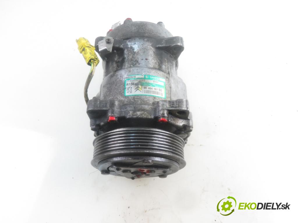 CITROEN BERLINGO / BERLINGO FIRST nadwozie wielkoprzestrzenne (MPV) KOMBIVAN 2005 51,00 1.9 D - WJY (DW8B) 1868,00 KOMPRESOR: klimatizácie 9646416780 (Kompresory klimatizácie)