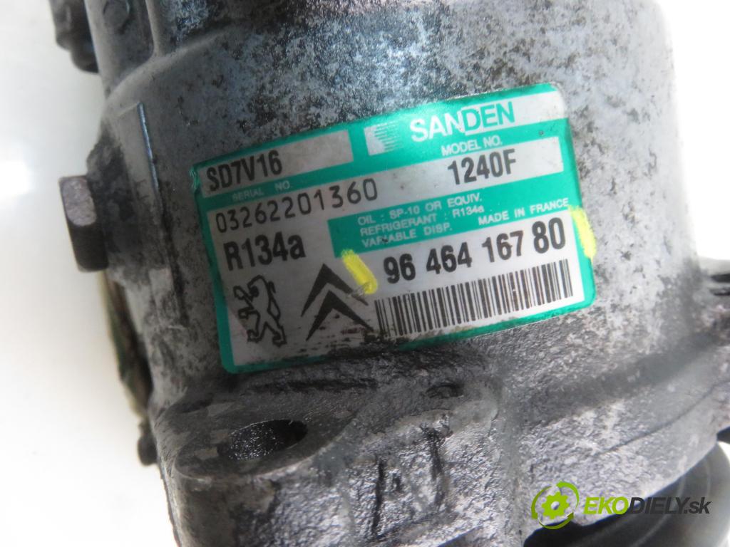 PEUGEOT PARTNER Combispace (5F) KOMBIVAN 2003 66,00 2.0 HDI - RHY (DW10TD) 1997,00 KOMPRESOR: klimatizácie 9646416780 (Kompresory klimatizácie)