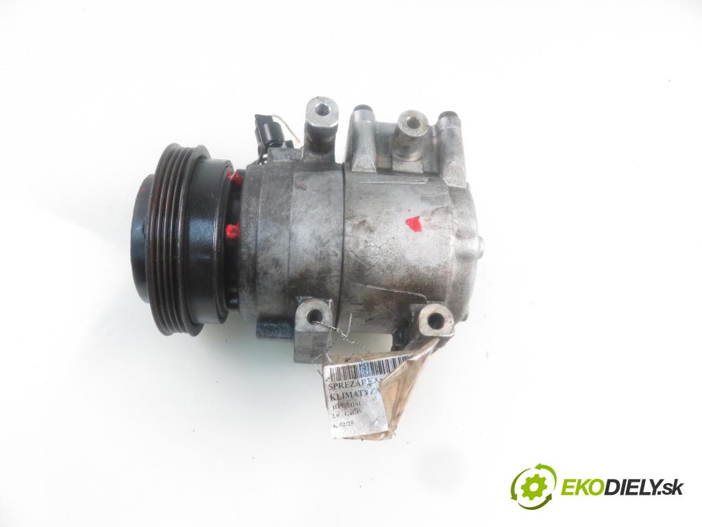 HYUNDAI COUPE (GK) COUPE 2002 100,00 2.0 136 -  G4GC 1975,00 KOMPRESOR: klimatizácie  (Kompresory klimatizácie)