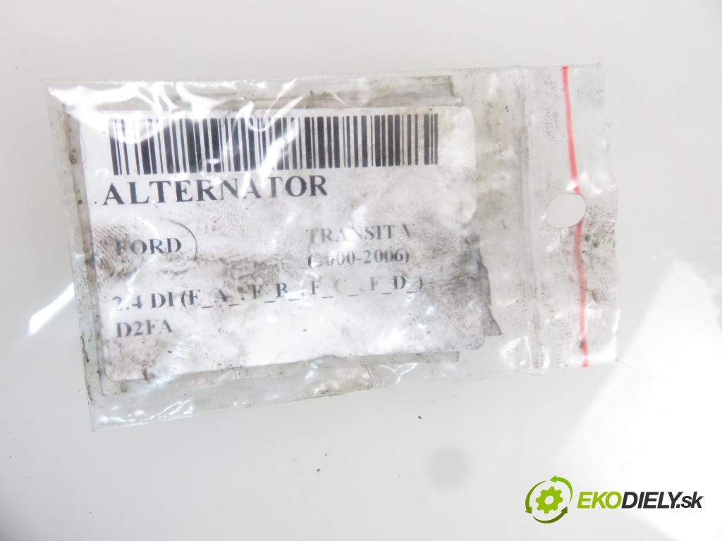 FORD TRANSIT Platforma / Podwozie (FM_ _, FN_ _) KABINA/PLATFORMA 2003 66,00 2.4 DI (F_A_, F_B_, F_C_, F_D_) - D2FA 2402,00 Alternátor 2C1T10300BA (Alternátory)
