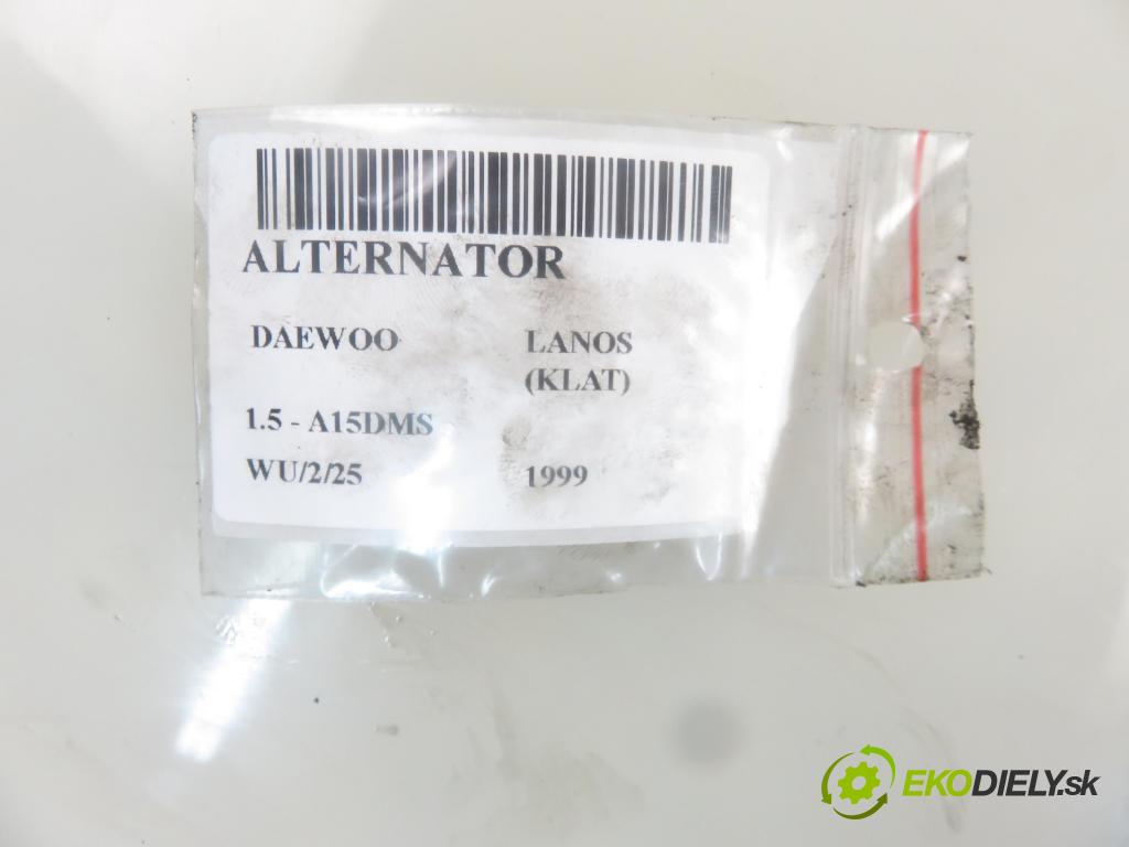 DAEWOO LANOS HB 2000 74,00 1.5 16V 1498,00 Alternátor  (Alternátory)