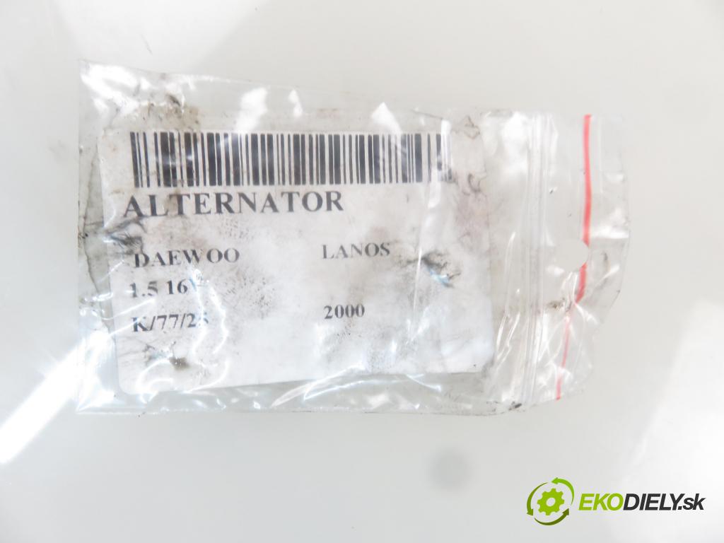 DAEWOO LANOS (KLAT) SEDAN 1999 73,00 1.5 16V - A15DMS 1498,00 Alternátor  (Alternátory)