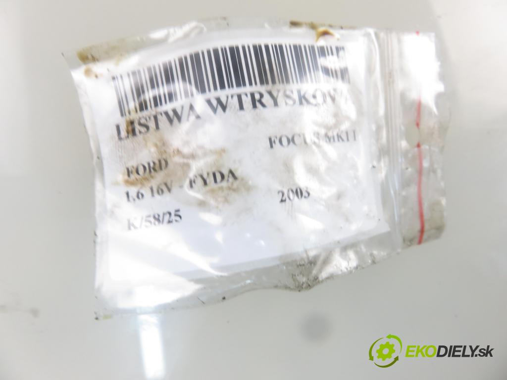 FORD FOCUS (DAW, DBW) HB 2003 74,00 1.6 16V 100 - FYDA 1596,00 Lišta vstrekovacia 2N19H487BB ; 98MFBB (Vstrekovacie lišty)