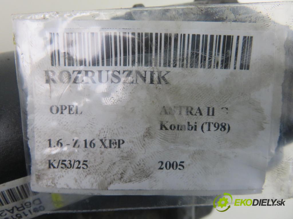 OPEL ASTRA G Kombi (T98) KOMBI 2005 76,00 1.6 16V 103 TwinPort - Z 16 XEP 1598,00 Štartér D6RA293 ; 09115192 (Štartéry)