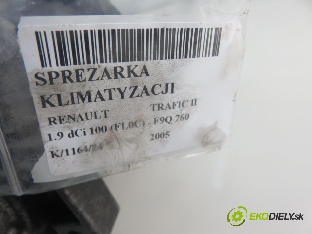RENAULT TRAFIC II Skrzynia (FL) FURGON 2005 74,00 1.9 dCi 100 - F9Q 760 1870,00 KOMPRESOR: klimatizácie 7700105765 (Kompresory klimatizácie)