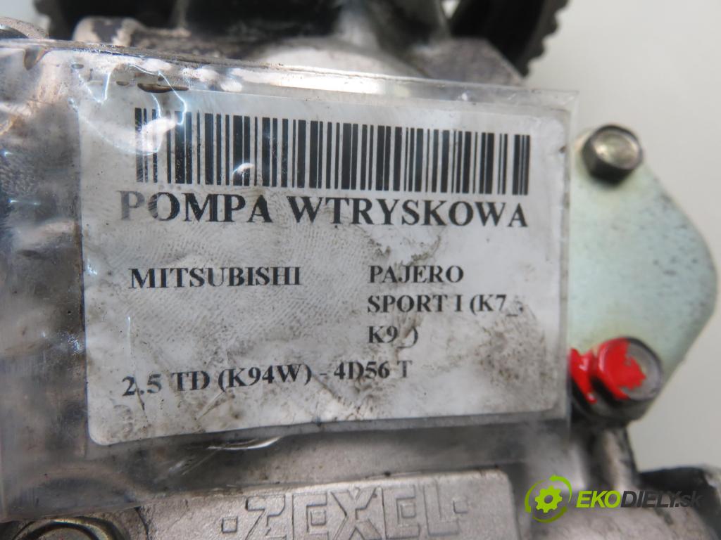 MITSUBISHI PAJERO SPORT I (K7_, K9_) SUV 1999 73,00 2.5 TD (K94W) 99 - 4D56 T 2477,00 Pumpa vstrekovacia MD354508 ; 1047458691 ; 1046458690 (Vstrekovacie čerpadlá)