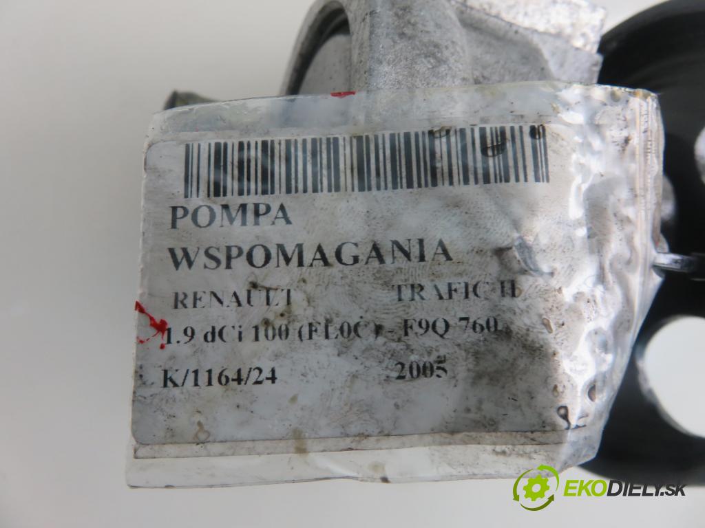 RENAULT TRAFIC II Skrzynia (FL) FURGON 2005 74,00 1.9 dCi 100 - F9Q 760 1870,00 Pumpa servočerpadlo  (Servočerpadlá, pumpy riadenia)