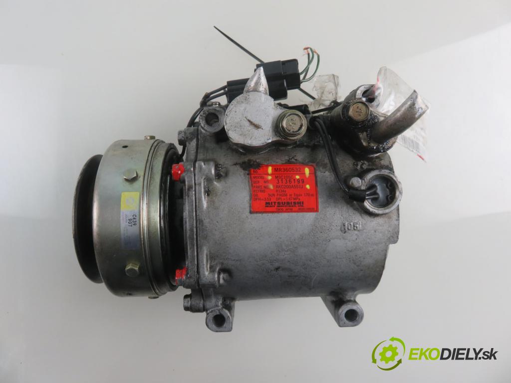 MITSUBISHI PAJERO SPORT I (K7_, K9_) SUV 1999 73,00 2.5 TD (K94W) 99 - 4D56 T 2477,00 KOMPRESOR: klimatizácie MR360532 ; AKC200A551J ; MSC105C (Kompresory klimatizácie)