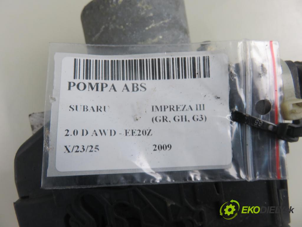 SUBARU IMPREZA liftback (GR, GH, G3) HB 2009 110,00 2.0 D AWD - EE20Z 1998,00 Pumpa ABS 0265951130 ; 0265230485 ; 27536FG040 (Pumpy ABS)