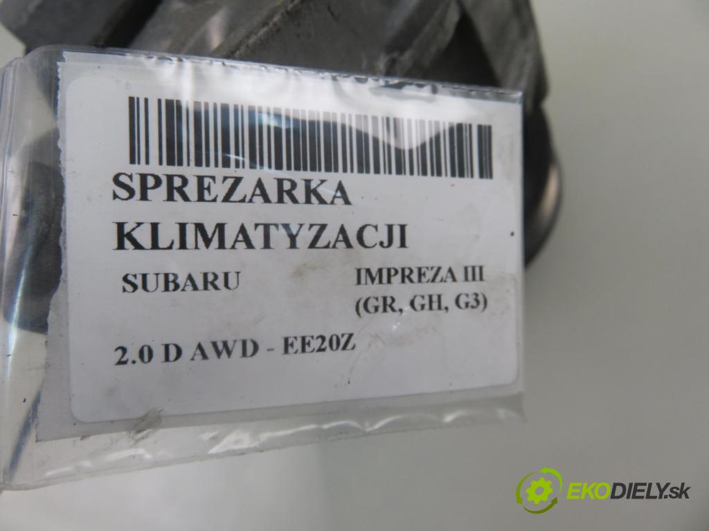 SUBARU IMPREZA liftback (GR, GH, G3) HB 2009 110,00 2.0 D AWD - EE20Z 1998,00 KOMPRESOR: klimatizácie Z0007811A ; 890A009630 ; 73111SC000 (Kompresory klimatizácie)