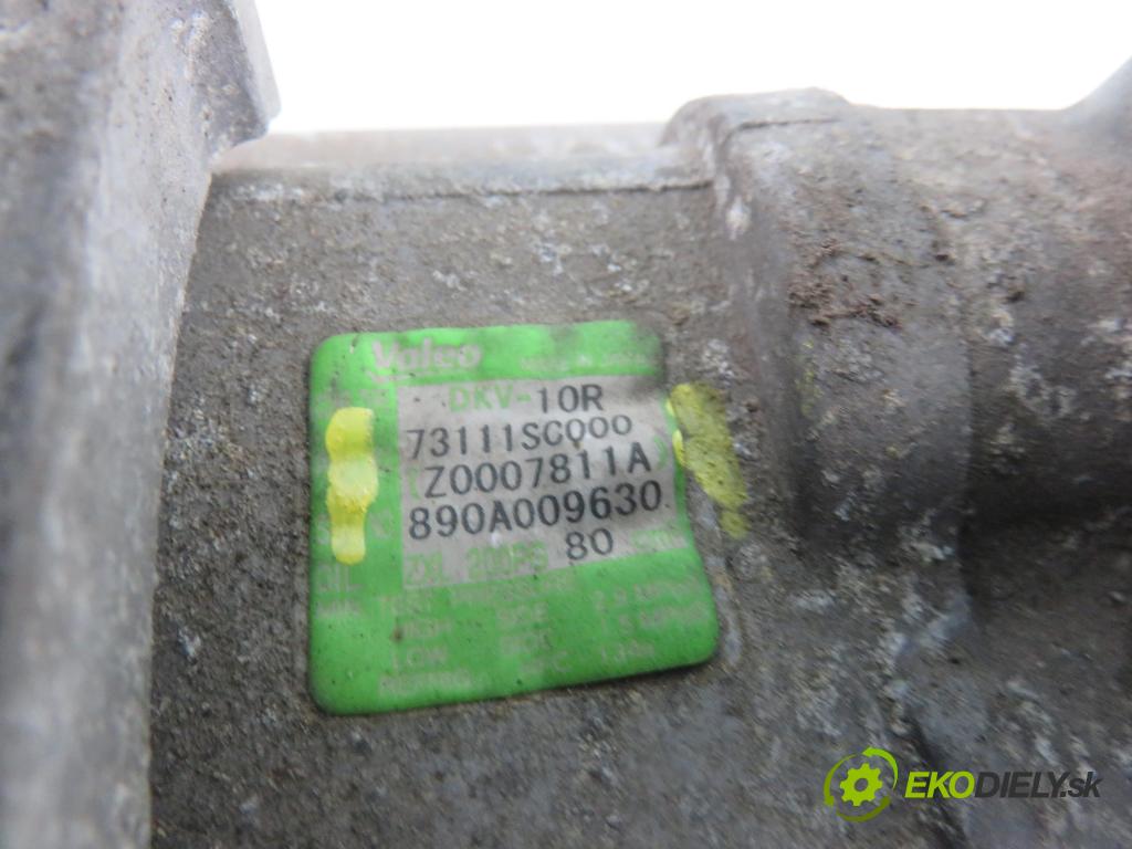 SUBARU IMPREZA liftback (GR, GH, G3) HB 2009 110,00 2.0 D AWD - EE20Z 1998,00 KOMPRESOR: klimatizácie Z0007811A ; 890A009630 ; 73111SC000 (Kompresory klimatizácie)