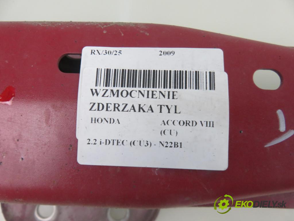 HONDA ACCORD VIII (CU) SEDAN 2009 110,00 2.2 i-DTEC (CU3) - N22B1 2199,00 výztuha nárazníka ZADNÍ: