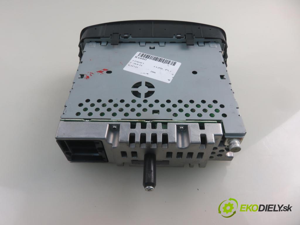 CITROEN C1 (PM_, PN_) HB 2006 50,00 1.0 12V R3 68 - 1KR-FE 998,00 RADIO 269892 ; 861200H010