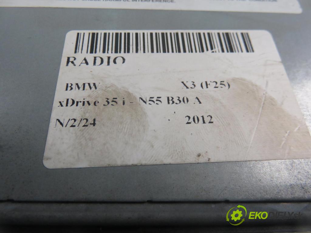 BMW X3 (F25) SUV 2012 225,00 xDrive 35 i 306 - N55 B30 A 2979,00 RADIO CD 928925501