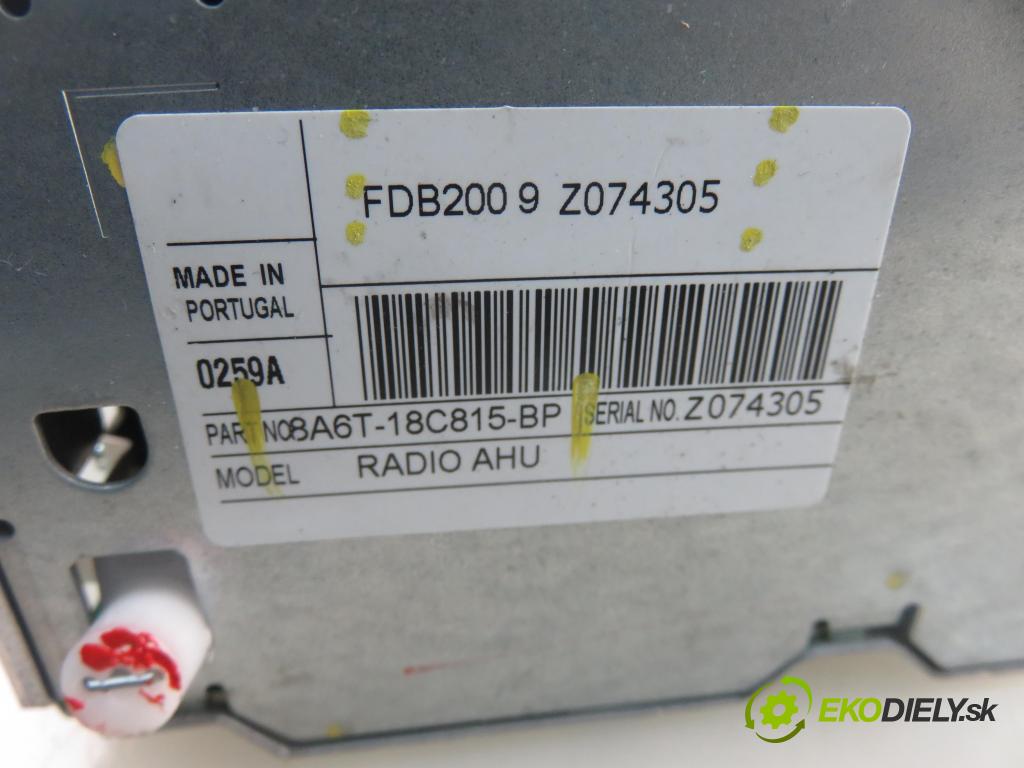 FORD FIESTA VI (CB1,CCN) HB 2009 50,00 1.4 TDCi 68 8V - F6JD 1399,00 RADIO 8A6T18C815BP