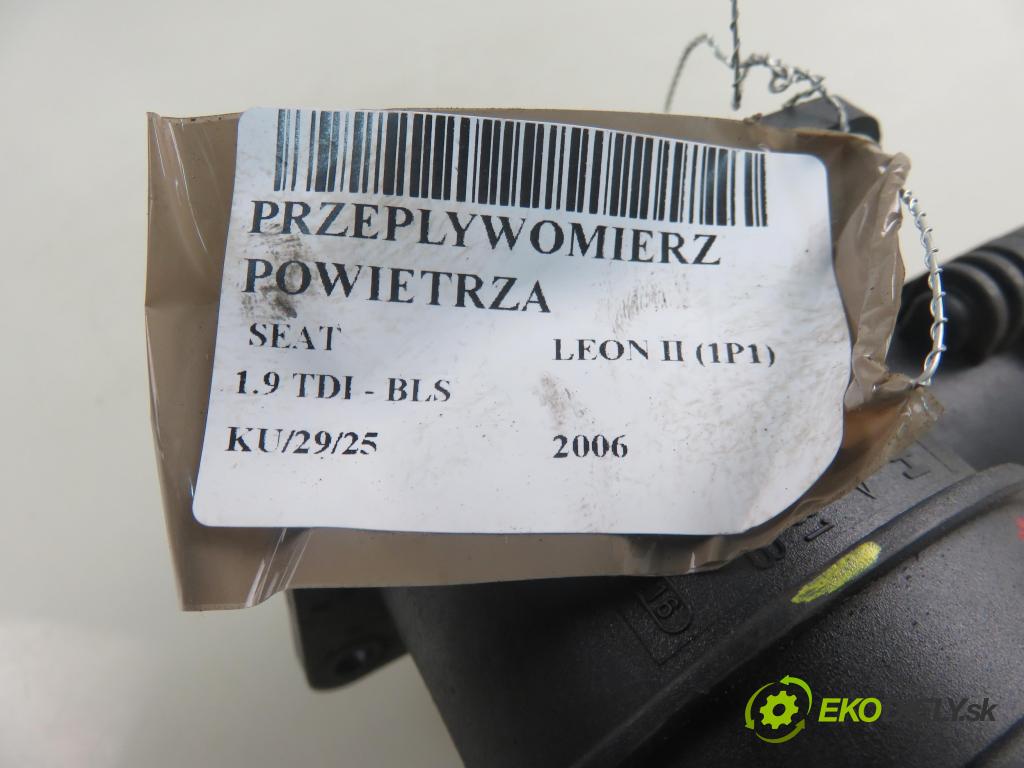 SEAT LEON (1P1) HB 2006 77,00 1.9 TDI - BLS 1896,00 váha vzduchu vzduchu F00C2G2055 ; 0281002531 ; 038906461B