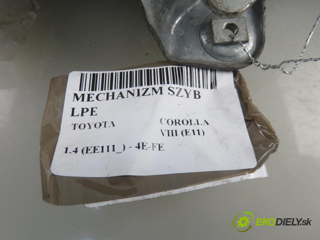 TOYOTA COROLLA Liftback (_E11_) LIFTBACK 2001 63,00 1.4 (EE111_) - 4E-FE 1332,00 mechanismus oken