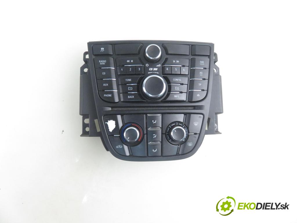 OPEL MERIVA B nadwozie wielkoprzestrzenne (MPV) (S10) MINIVAN 2011 74,00 1.4 - A 14 XER 1398,00 Panel kúrenia KLIMATRONIK 13346041 ; 13346092