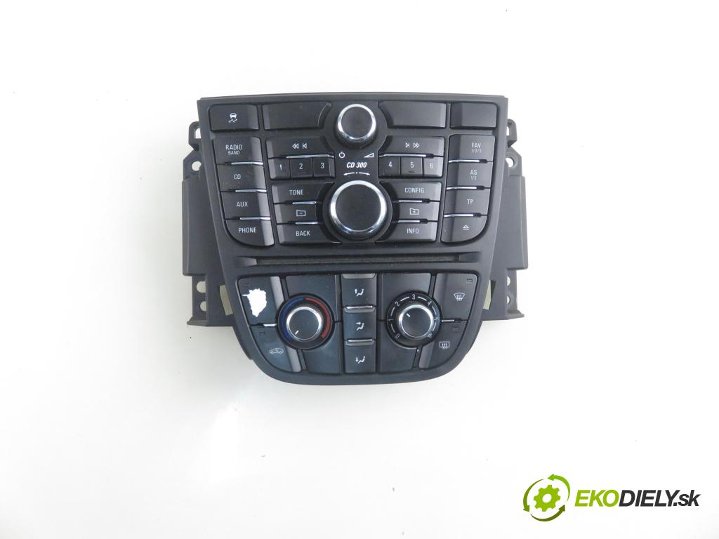 OPEL MERIVA B nadwozie wielkoprzestrzenne (MPV) (S10) MINIVAN 2011 74,00 1.4 - A 14 XER 1398,00 Panel kúrenia KLIMATRONIK 13346041 ; 13346092
