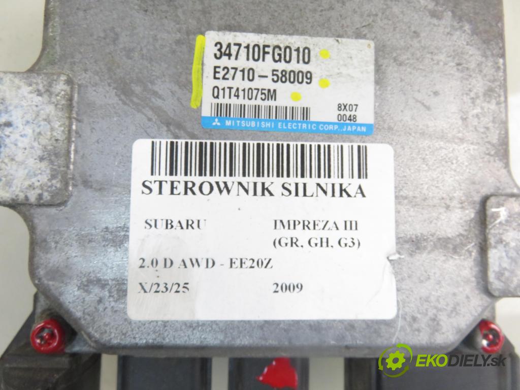 SUBARU IMPREZA liftback (GR, GH, G3) HB 2009 110,00 2.0 D AWD - EE20Z 1998,00 Riadiaca jednotka servočerpadlo Q1T41075M ; E271058009 ; 34710FG010 (Riadiaca jednotka)