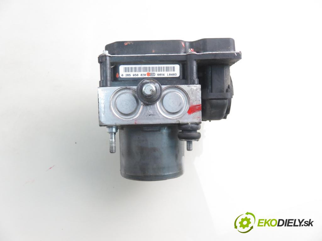 OPEL MERIVA B nadwozie wielkoprzestrzenne (MPV) (S10) MINIVAN 2011 74,00 1.4 - A 14 XER 1398,00 Pumpa ABS 0265950820 ; 0265238000 (Pumpy ABS)