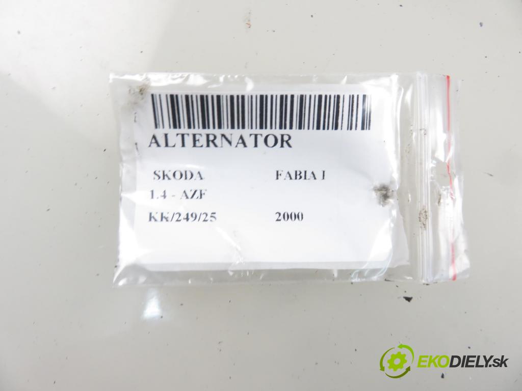 SKODA FABIA I (6Y2) HB 2000 44,00 1.4 - AZF 1397,00 Alternátor 047903015Q ; 0124315014 (Alternátory)