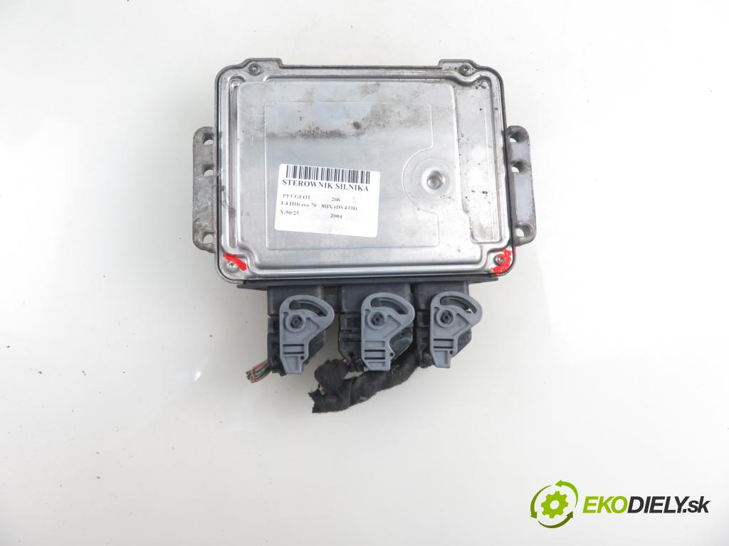 PEUGEOT 206 liftback (2A/C) HB 2004 50,00 1.4 HDi 8V 70 - 8HX 1398,00 Riadiaca jednotka Motor 0281011089 ; 9653202580