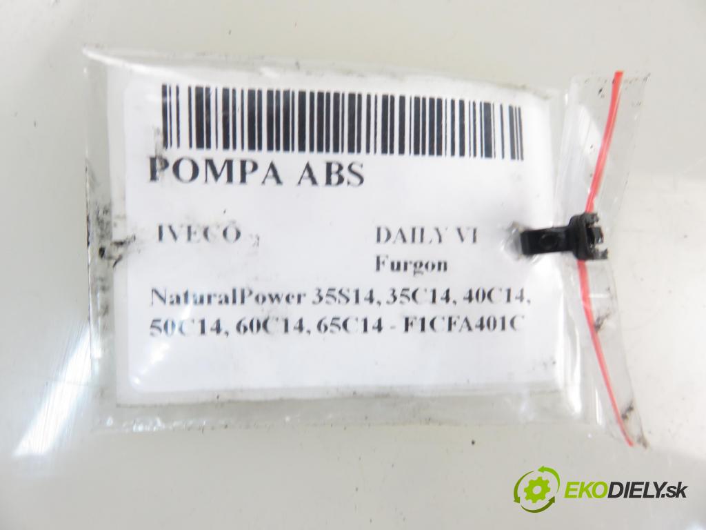 IVECO DAILY VI Furgon FURGON 2020 100,00 3.0 NaturalPower 136 - F1CFA401C 2998,00 Pumpa ABS 10R0514182 ; 0265956519 (Pumpy ABS)