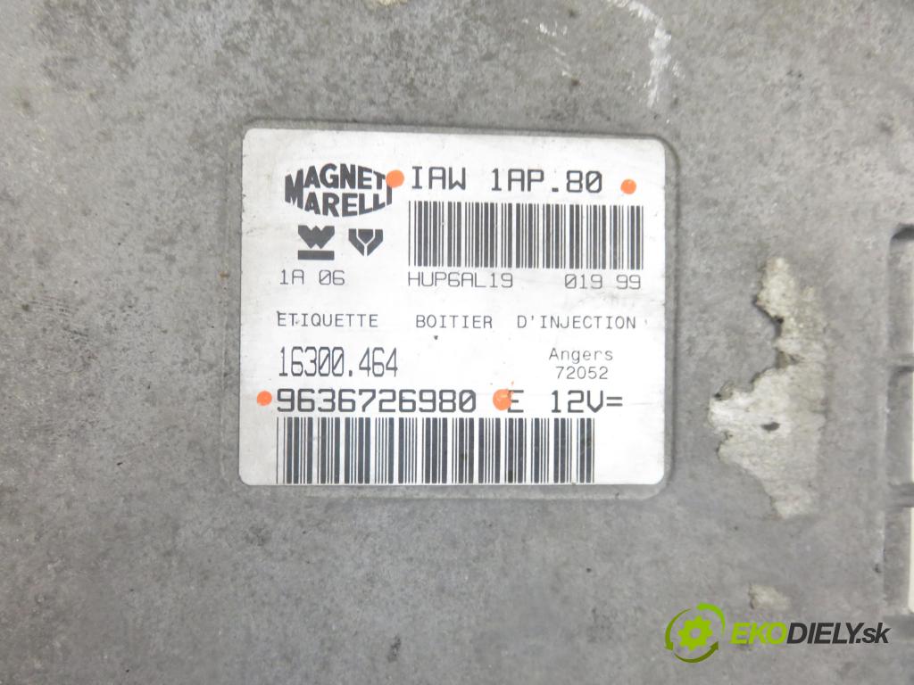 PEUGEOT 206 liftback (2A/C) HB 1999 44,00 1.1 60 - HFZ 1124,00 Riadiaca jednotka Motor 9636726980 ; IAW1AP80
