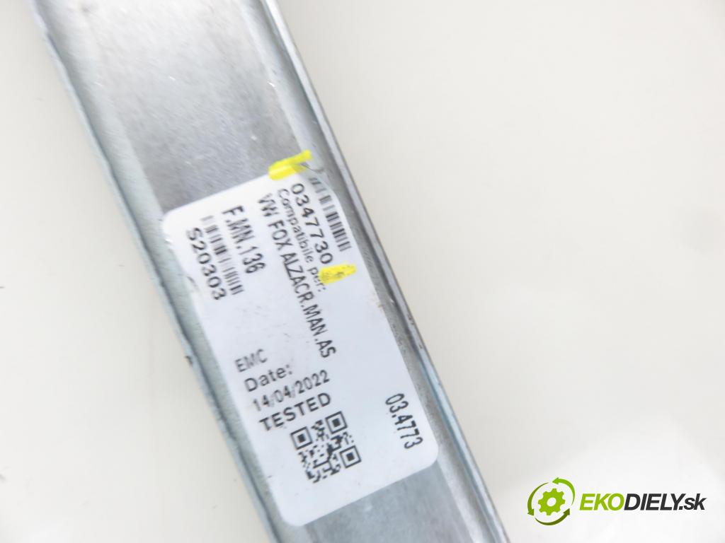 VW FOX (5Z1, 5Z3) HB 2007 40,00 1.2 - BMD 1198,00 mechanismus oken LPM 3D 0347730