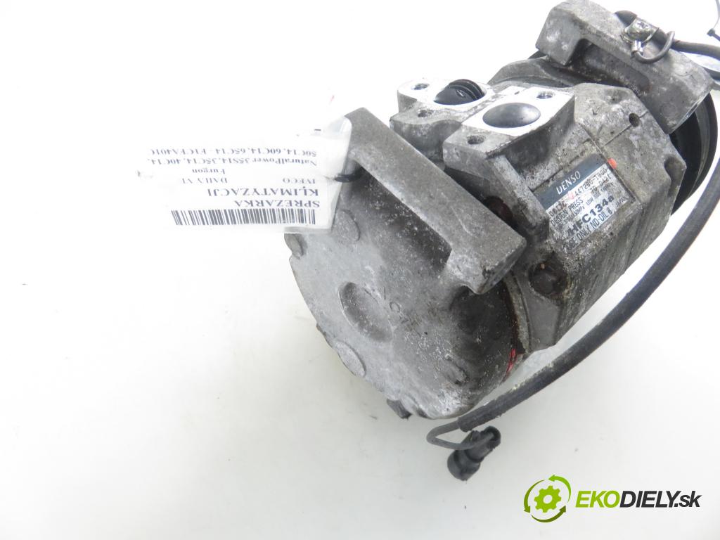 IVECO DAILY VI Furgon FURGON 2020 100,00 3.0 NaturalPower 136 - F1CFA401C 2998,00 KOMPRESOR: klimatizácie 4472801800 (Kompresory klimatizácie)