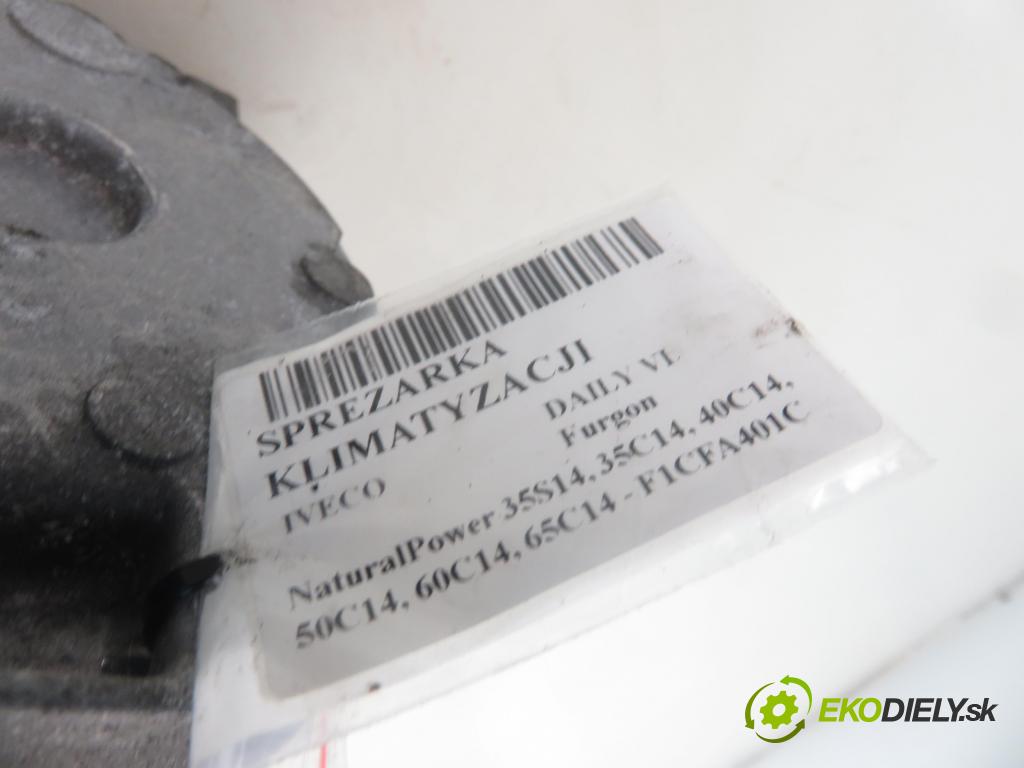 IVECO DAILY VI Furgon FURGON 2020 100,00 3.0 NaturalPower 136 - F1CFA401C 2998,00 KOMPRESOR: klimatizácie 4472801800 (Kompresory klimatizácie)