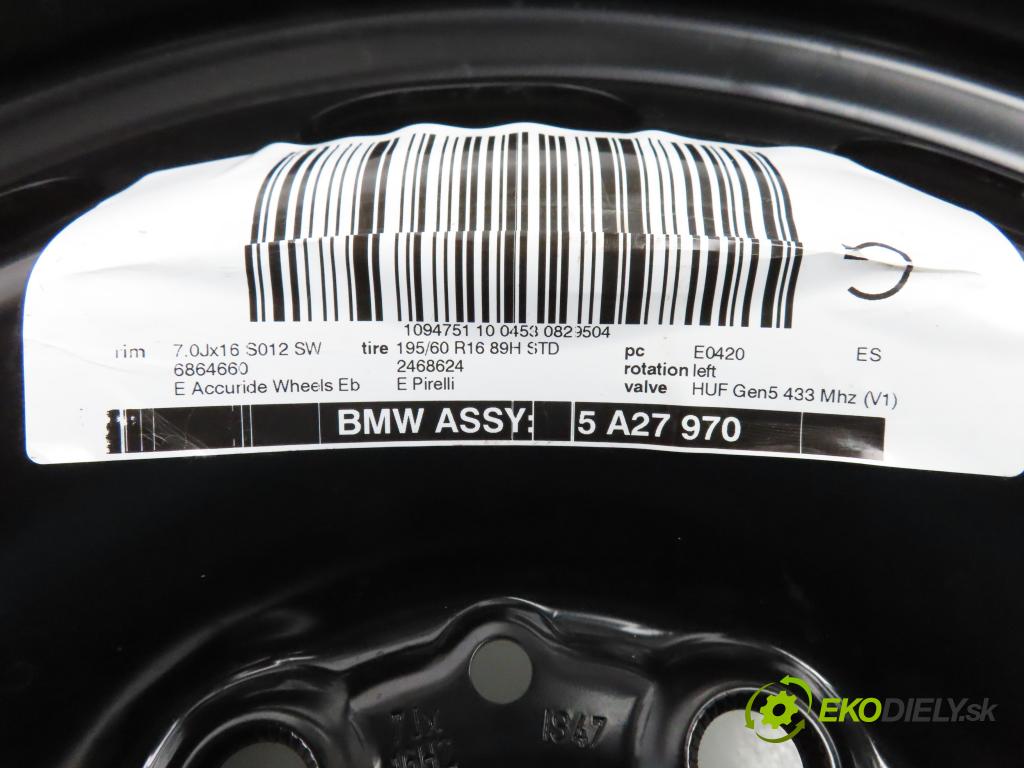 BMW 0 disky / disk (OCEL