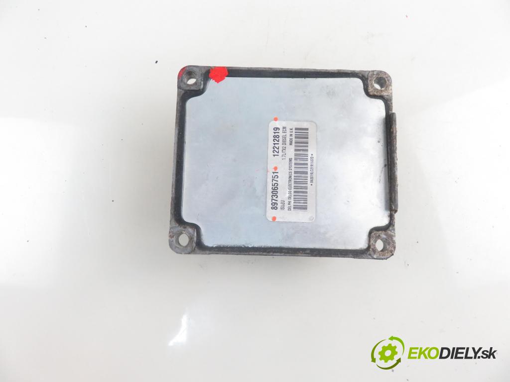 OPEL ASTRA G liftback (T98) HB 1999 55,00 1.7 DTI 16V - Y 17 DT 1686,00 Riadiaca jednotka Motor 8973065751 ; 12212819