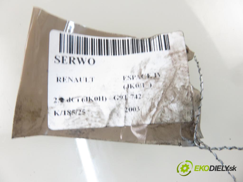 RENAULT ESPACE IV (JK0/1_) MINIVAN 2003 110,00 2.2 dCi (JK0H) 150 - G9T 742 2188,00 Posilovač 8200076082B ; 03786916024 (Servočerpadlá, pumpy riadenia)