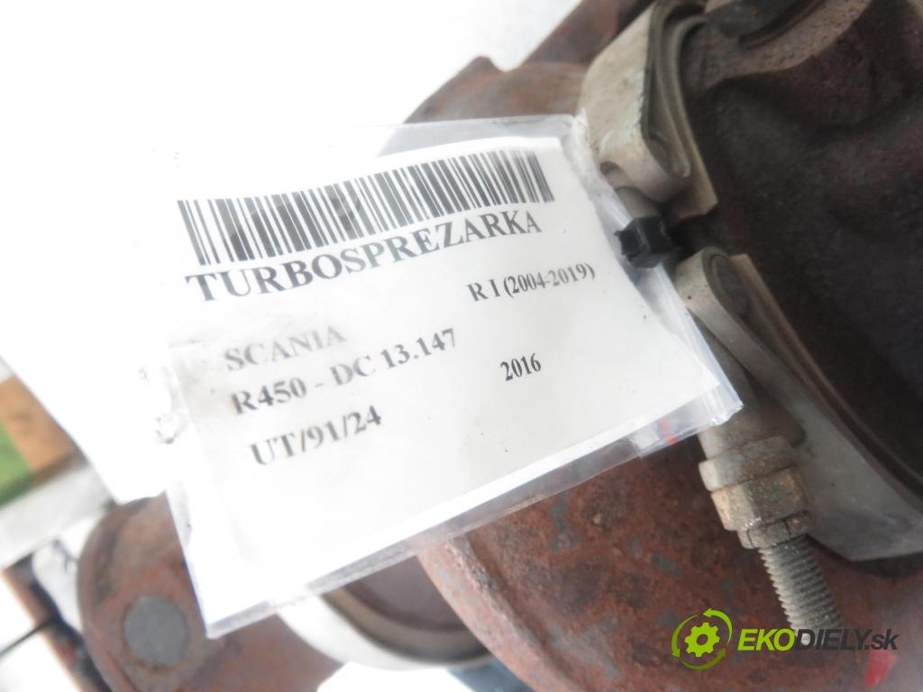 SCANIA R I CIĄGNIK SIODŁOWY 2016 331,00 R450 R6 - DC 13.147 euro6 12742,00 RYCHLONABÍJEČKA: 2009728 ; 2933597 ; 8529150007 (Turbodúchadla (kompletní))