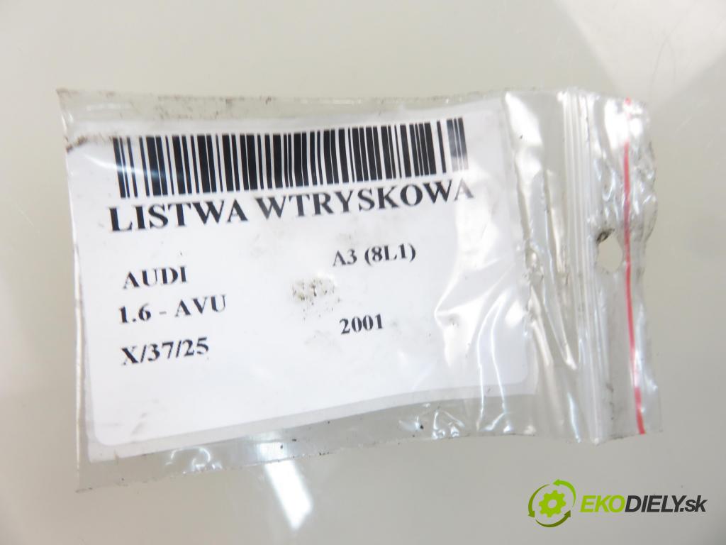 AUDI A3 (8L1) HB 2001 75,00 1.6 - AVU 1595,00 Lišta vstrekovacia 06A133317A ; 037906031AL (Vstrekovacie lišty)