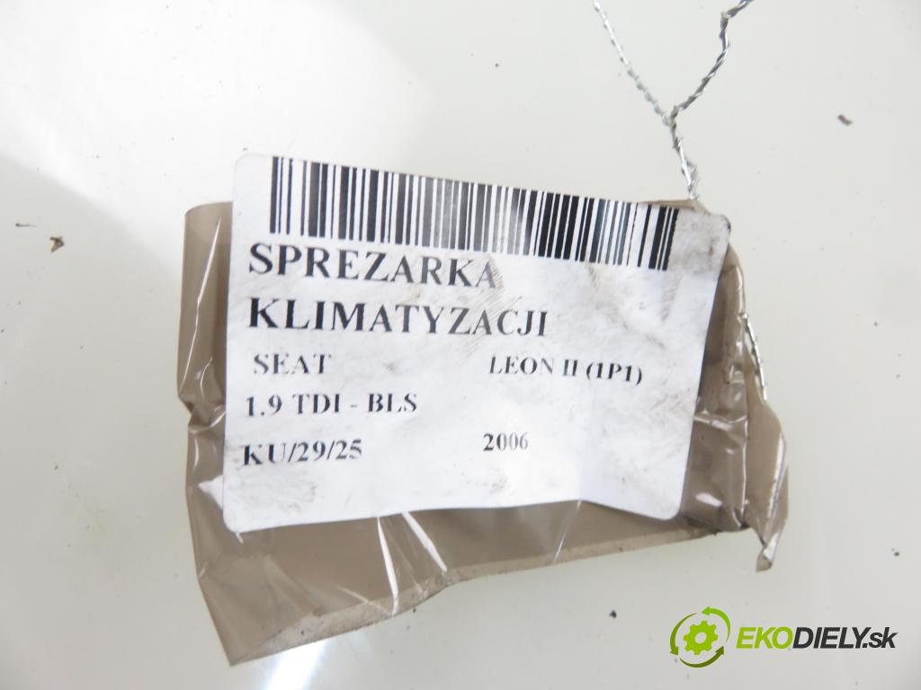 SEAT LEON (1P1) HB 2006 77,00 1.9 TDI - BLS 1896,00 KOMPRESOR: klimatizácie 1K0820003S (Kompresory klimatizácie)